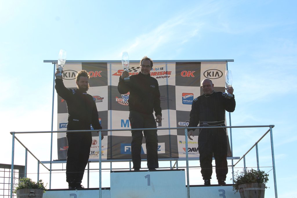 Division 3, top 3 fra denne weekend – Peder Skipper, Michael Nymark og Frank Schou
(Foto: JJ Media)